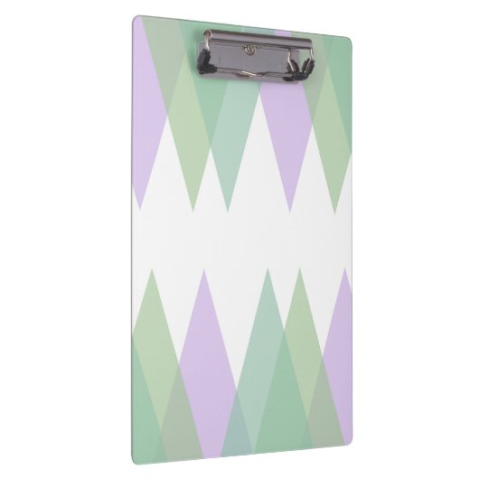 Porte-bloc Triangles vert et lilas (Swatch)