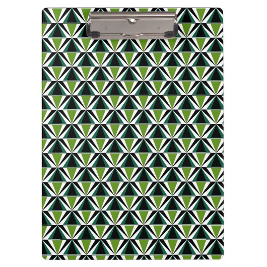 Porte-bloc Triangles verts (Devant)