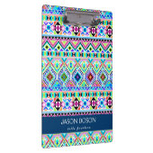 Porte-bloc Tribal natif aztèque tendance colorée (Swatch)