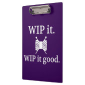 Porte-bloc Tricot ・ WIP It Good Crafts {Dark} (Gauche)