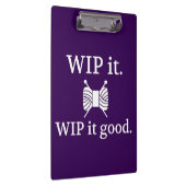 Porte-bloc Tricot ・ WIP It Good Crafts {Dark} (Swatch)