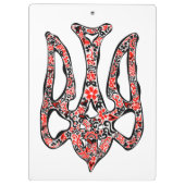 Porte-bloc Trident de l'emblème national ukrainien tryzub sty (Dos)