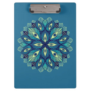Porte-bloc Trippy Psychedelic Eyes Floral Surreal Art