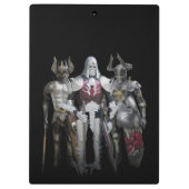 Porte-bloc Trois chevaliers (Dos)