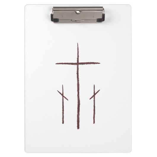 Porte-bloc Trois croix de Calvaire (Devant)
