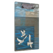 Porte-bloc Trois mouettes blanches volant au-dessus de l'eau (Swatch)