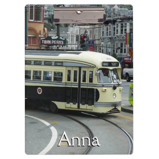 Porte-bloc Trolley de San Francisco (Devant)