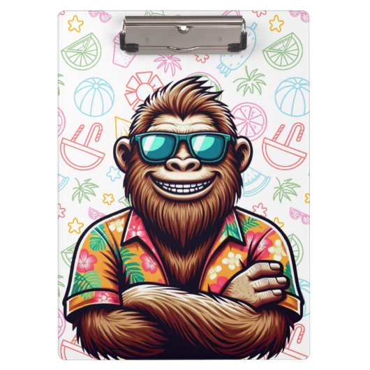 Porte-bloc Tropical/beach yeti/bigfoot (Devant)