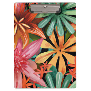 Porte-bloc tropical/hawaïen/floral/fleur