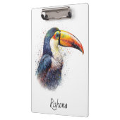Porte-bloc Tropical Splendor Toucan, personnalisé (Gauche)
