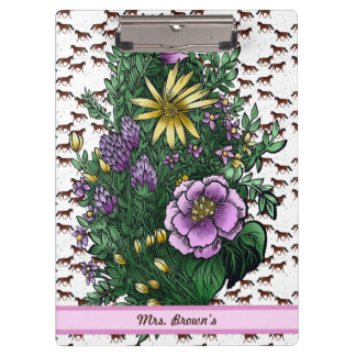 Porte-bloc Trotting off to Teach teacher 