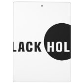 Porte-bloc Trou noir (Dos)