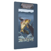 Porte-bloc Truite pêchant la section transversale - Montana (Swatch)