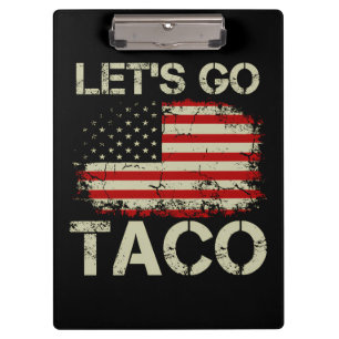 Porte-bloc Trump abandonne toujours Let's Go Taco
