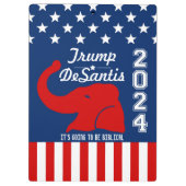 PORTE-BLOC TRUMP DESANTIS 2024 BIBLICAL (Dos)
