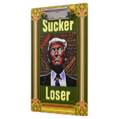 Porte-bloc Trump suceur/perdant (Gauche)