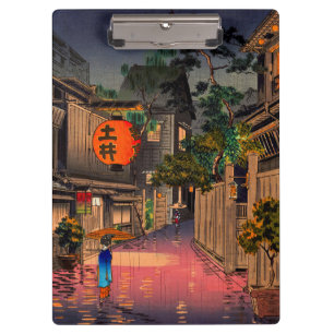 Porte-bloc Tsuchiya Koitsu - Soirée à Ushigome