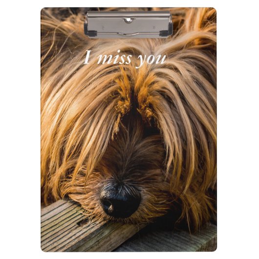 Porte-bloc Tu me manques (Devant)