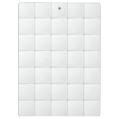 Porte-bloc Tuile blanche (Dos)