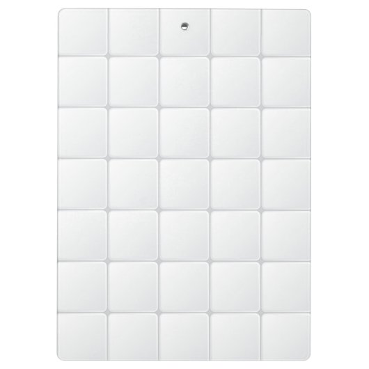 Porte-bloc Tuile blanche (Dos)