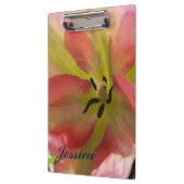 Porte-bloc Tulipe rose et jaune (Gauche)