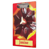 Porte-bloc Tulipe rouge écarlate (Gauche)