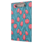 Porte-bloc Tulipes en bleu et rouge (Gauche)