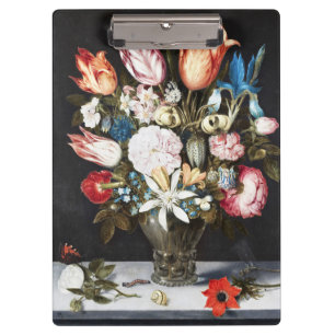 Porte-bloc Tulipes et Roses Hollandaises Antiques de Bosschae