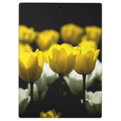 Porte-bloc Tulipes Jaune Et Blanc (Dos)