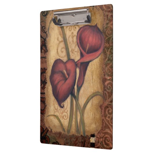 Porte-bloc Tulipes rouges II (Gauche)