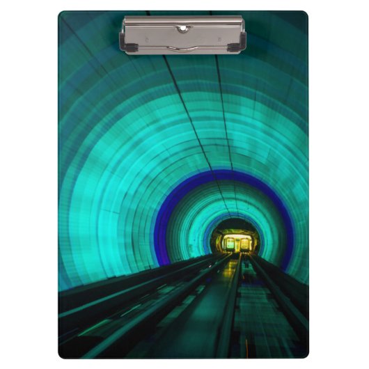 Porte-bloc Tunnel ferroviaire bleu, Singapour (Devant)