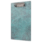 Porte-bloc Turquoise Copper Patina texture cadeau (Gauche)