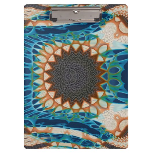 Porte-bloc Turquoise Gold Sun Southwestern Art (Devant)