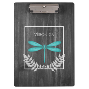 Porte-bloc Turquoise Porte - bloc rustique de libellule
