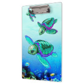 Porte-bloc Turtle Lover Sea Turtailles Danse (Gauche)