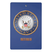 Porte-bloc U.S. Mini porte - bloc retiré par marine (Dos)