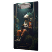 Porte-bloc Un astronaute assis sur une chaise (Gauche)