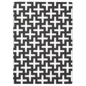 Porte-bloc Un b&w modèle fait avec "plus" le signe (Dos)