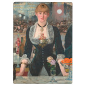 Porte-bloc Un bar aux Folies-Bergère Edouard Manet (Dos)