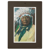 Porte-bloc Un chef indien PortraitColorado d'Arapahoe (Dos)