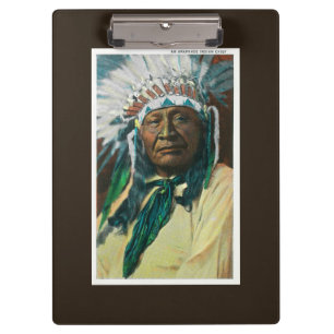 Porte-bloc Un chef indien PortraitColorado d'Arapahoe