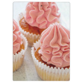 Porte-bloc Un gâteau sucré à glaçage rose (Dos)