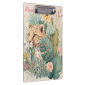 Porte-bloc Un léopard derrière la coutume du buisson (Swatch)