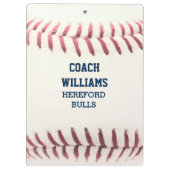 Porte-bloc Un look de baseball personnalisé (Dos)