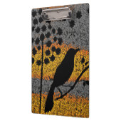 Porte-bloc Un oiseau parmi les plumes (Gauche)