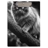 Porte-bloc Un Regard Hantant D'Un Chat De Nuit (Devant)