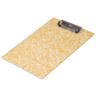 Porte-bloc Un tapis rond avec un mélange vibrant de jaune et