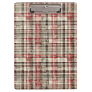 Porte-bloc Un Tartan de Noël Floral Design Series #2