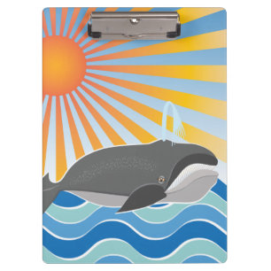 Porte-bloc Une baleine d'un bon temps