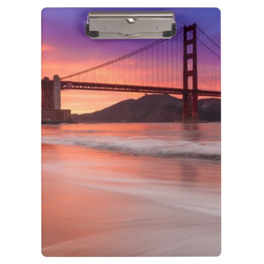 Porte-bloc Une capture de golden gate bridge de San Francisco (Devant)